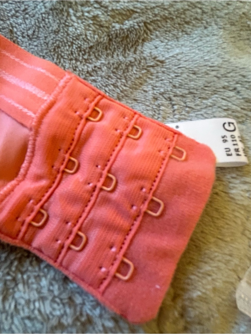 NWOT Prima Donna Deauville precious peach Coral Lace Underwire Bra G42 EU 95 - Picture 9 of 14